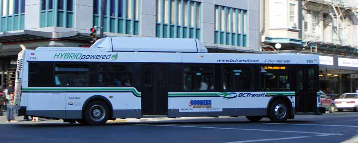 Victoria Regional Transit New Flyer DE40LF Hybrid 9106